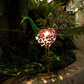 

Sun Flower Solar LED Ground Light Warm White Outdoor Lawn Landscape Lamp Novelty Garden Lawn Lamp Light Garden Decoration Lights