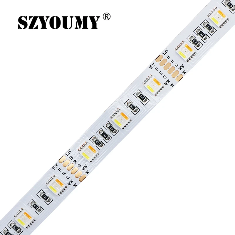 SZYOUMY Новые Поступления RGB + CCT Светодиодная лента 5050 60 светодиодов/метр 12 вольт 5 в 1