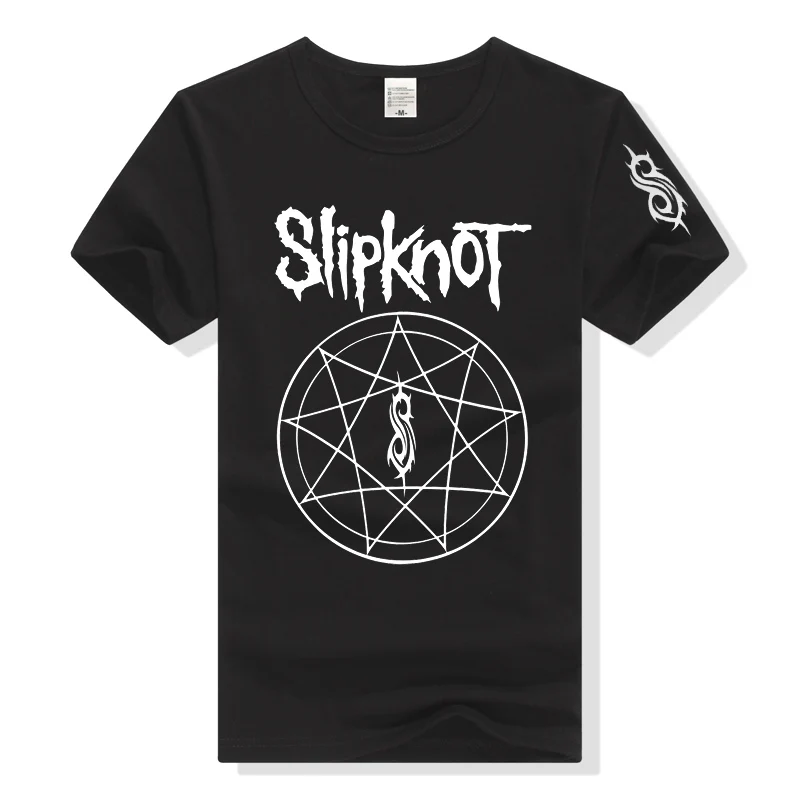 Новая модная мужская футболка с коротким рукавом принтом Slipknot Iowa Skull Rock Band 3D
