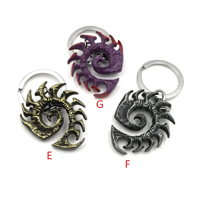 

Merry Christmas Game keychain The Zerg Protoss Terran 15 types
