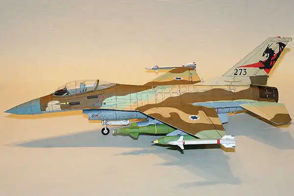 47 см 1:32 F-16A(блок 10) Самолет-истребитель Бумажная модель сборная игра-головоломка DIY детская игрушка