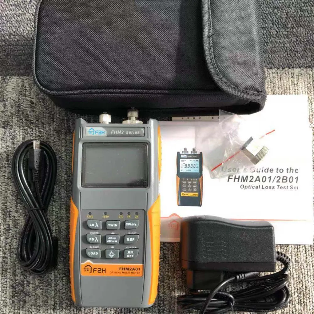 

[Grandway Original] FHM-2A01 Fiber Optical Multimeter, Power Meter and Light Source in ONE , Fiber Optical Loss Tester