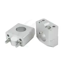 Кисти для макияжа с серебристым напылением мотоциклетный руль крепление стояка для Honda квадроциклы Dirt Bike