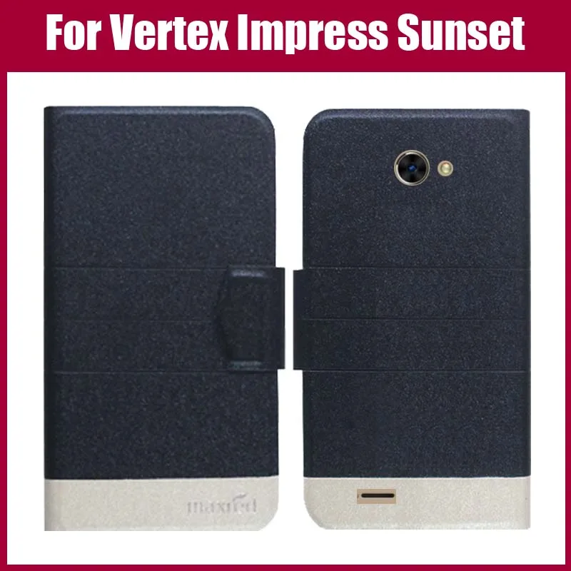 Горячая распродажа! Vertex Impress Sunset NFC чехол Новое поступление 5 цветов модный флип