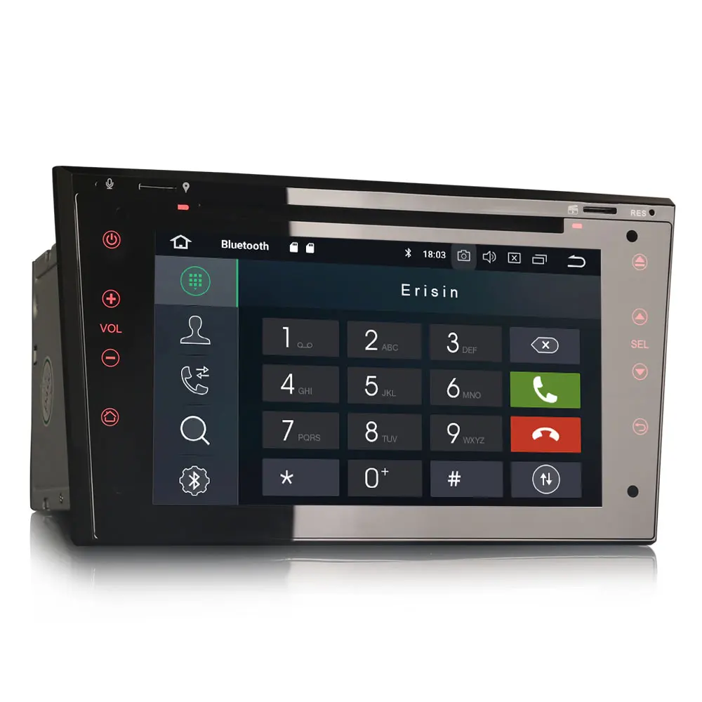 Sale Erisin ES7873P 7" Android 8.0 Car GPS Radio DVR DAB+ DVD For Opel 1