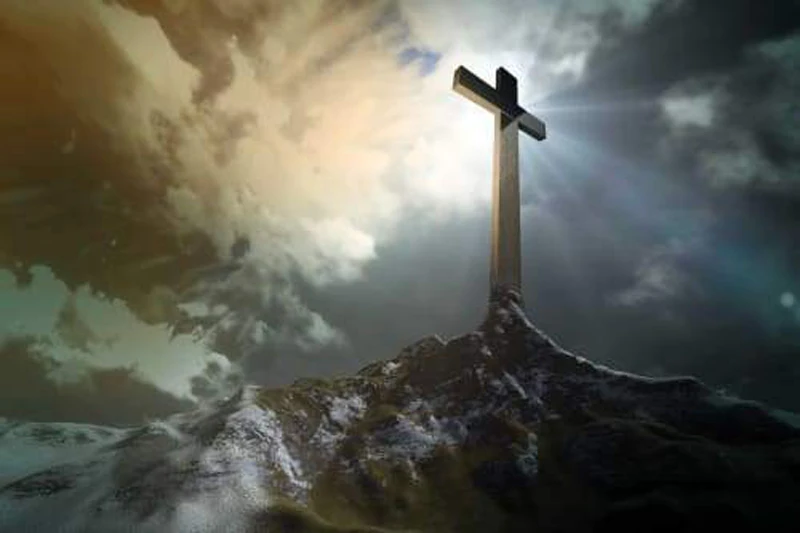 GLymg On The Mountain Is Jesus Cross 5d алмазная Вышивка Сделай Сам Алмазная вышивка рукоделие