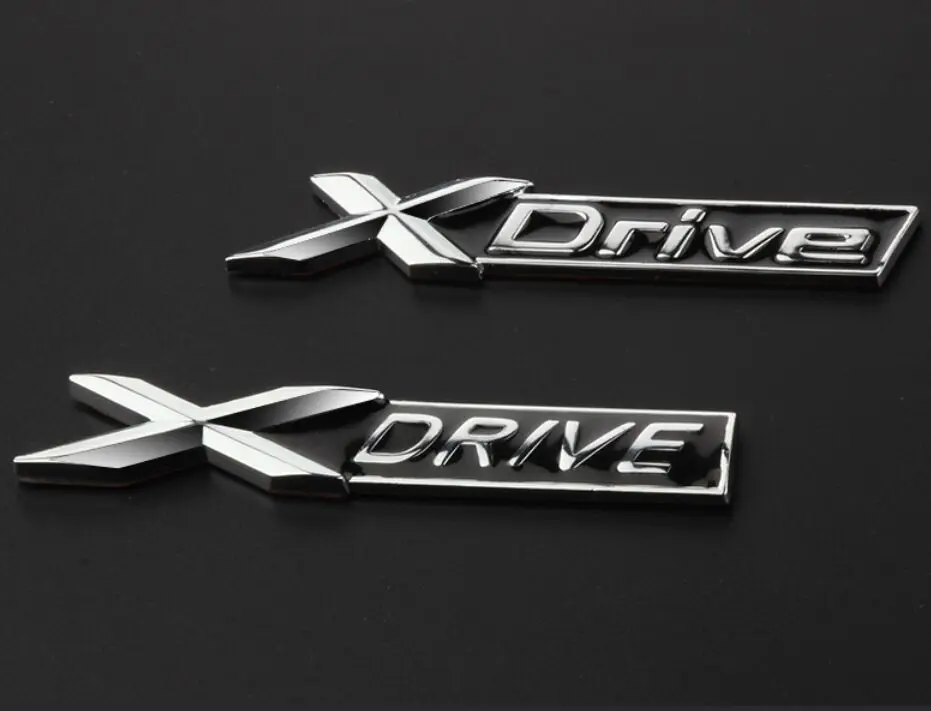 Новый 3D ABS хромированный значок X DRIVE эмблема наклейка для BMW 3 4 5 6 7 All Series X1 X3 X5 E70 X6 E71