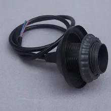 E27 полная резьба гнездовой патрон с 66 мм крышка и 0,9 м 2x0. 75mm2(18AWG) кабель в оболочке для столовой, Подвесная лампа