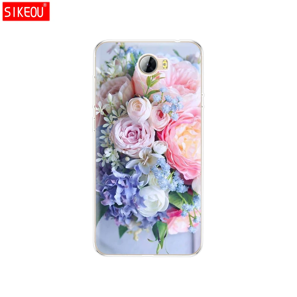 Мягкий силиконовый чехол из ТПУ для Huawei Y5 II Y5 2/Y6 II Compact/Россия Honor 5A LYO-L21 Cat flower - Цвет: 12070