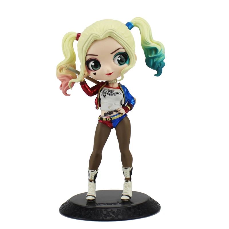 Free Shipping 6 Dc Hero Suicide Squad Harley Quinn Harleen Big Eye Cake Decor Boxed 15cm Pvc Action Figure Model Doll Toys Gift Aliexpress