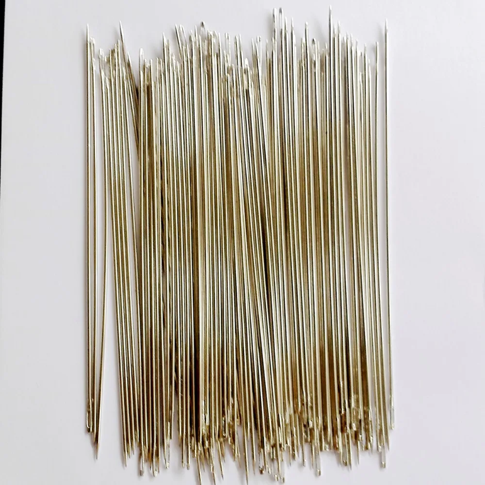 

Wholesale 100pcs 4~17.5cm big eye Needles blunt sharp long large hole bodkin sewing kniting embroidery Tool hand DIY needlework