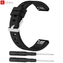 Watchband for Garmin Fenix 5 GPS font b Watch b font 22mm Sports Silicone Quick Release