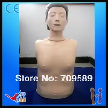 Роскошная для компьютера манекен с половинным корпусом CPR, тренировочный манекен первой помощи