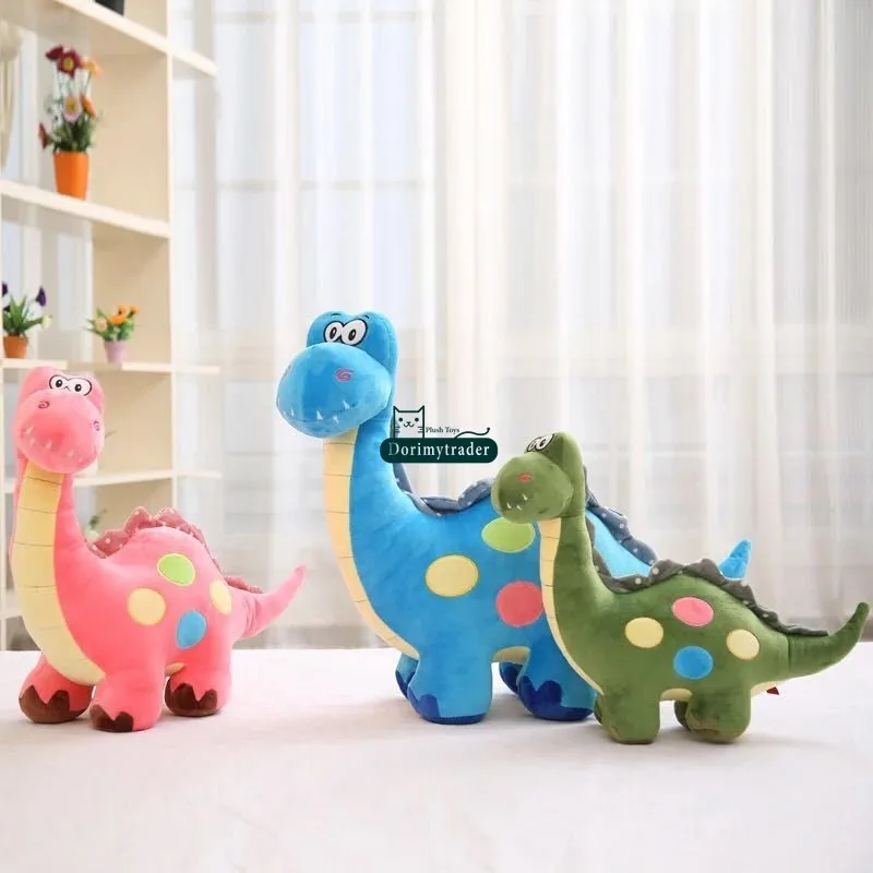 Dorimytrader 90cm Large Animal  Tyrannosaurus Rex Plush Toy Soft Cartoon Big  35''  Dinosaur Stuffed Doll Pillow Kids Gift DY61287 (12)