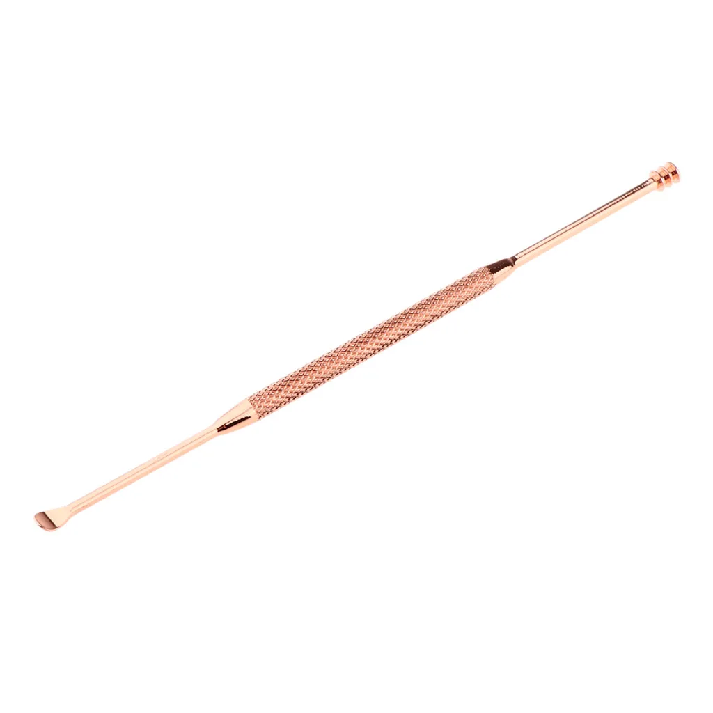 Stainless Steel Rose Gold Ear Pick Wax Remover Cleaner Care Tool