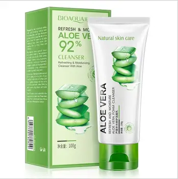 

100g Aloe Vera Extract Collagen Hydrating Repair Facial Cleanser Oil Control Cleanser Acne Treatment Deep Pore Clean