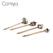 Comiya стекло горный хрусталь эпоксидной смолы летние шпильки для женщин Имитация Жемчуга CC Essories украшения волос AliExpress