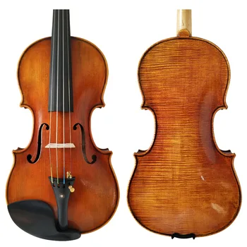 

Free Shipping Copy Stradivarius 1716 100% Handmade Oil Varnish Violin + Carbon Fiber Bow Foam Case FPVN04