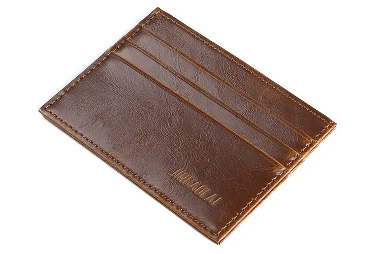 JINBAOLAI горячая распродажа винтажный тонкий мини-кошелек из искусственной кожи кредитный держатель для карт чехол ID карманные кошельки дорожный кошелек