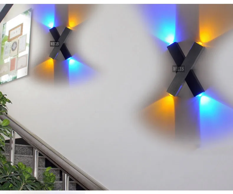 Direct Selling, X-Shaped Wall Lamps, LED Wall Lamp, Backdrop Lights, Aisle / Bedside Lamp, Patented Design Models night lamp for bedroom wall