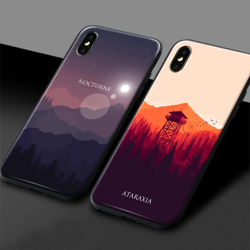 

Minimalist Scenic Natural Scenery words Soft Silicone TPU Phone Case Cover For Apple iPhone 5 5s Se 6 6s 7 8 Plus X XR XS MAX
