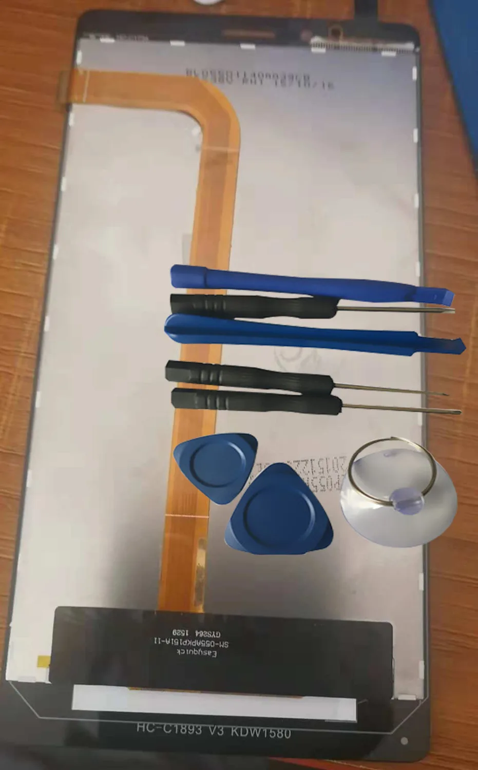 

RYKKZ For SM-055APKP151A-11 LCD Display With Touch Screen HC-C2013V1 Digitizer Replacement With Tools