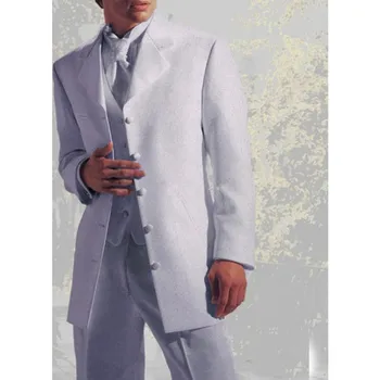 

2018 Brand fit Costume Homme Italian Peaked Lapel Black wedding suits for men 3 piece Groom mens suit Tuxedo (Jacket+Pants+Vest)