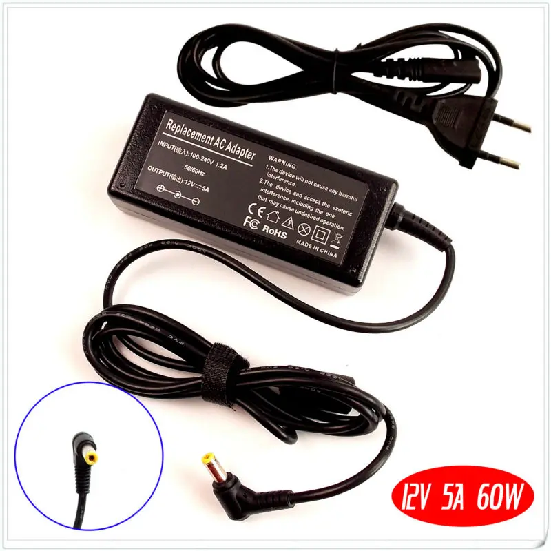 12V 5A 60W AC Adapter For Lorex SG19LD804-161 Security Camera Power Cord Charger 
