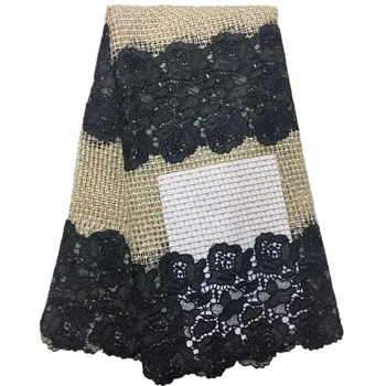

new guipure lace fabric african lace fabric 2019 high quality lace beaded nigerian lace fabrics for wedding