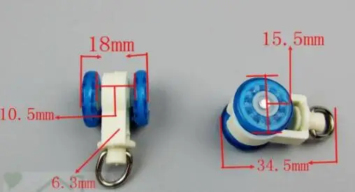 50 шт./пакет окна ролики Универсальный тянуть веревку занавес роликовые колеса шкив
