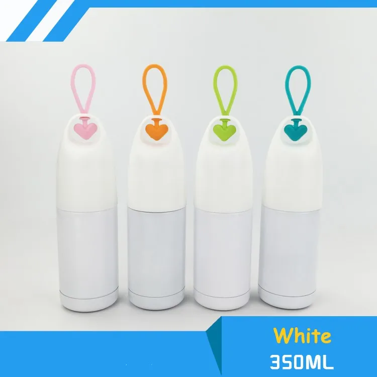 

2pcs 300ml Blank Sublimation thermos Bottle Cup Transfer Prtinting by Sublimation INK DIY Transfer Heat Press Printing Machine