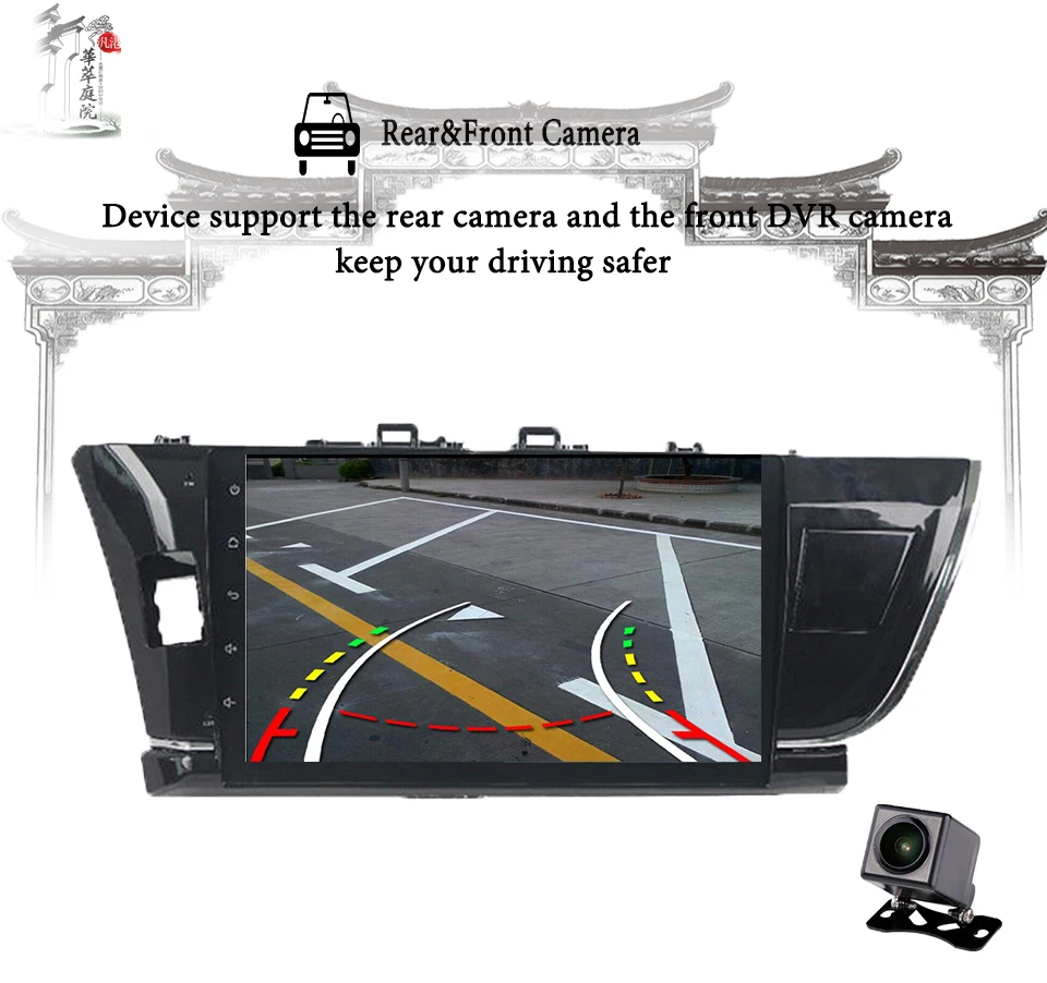 Cheap 1024*600 4G RAM 64G ROM Android 9.0 car dvd for toyota corolla LEVIN 2013 2015 Auto car radio gps player head unit navigation 4