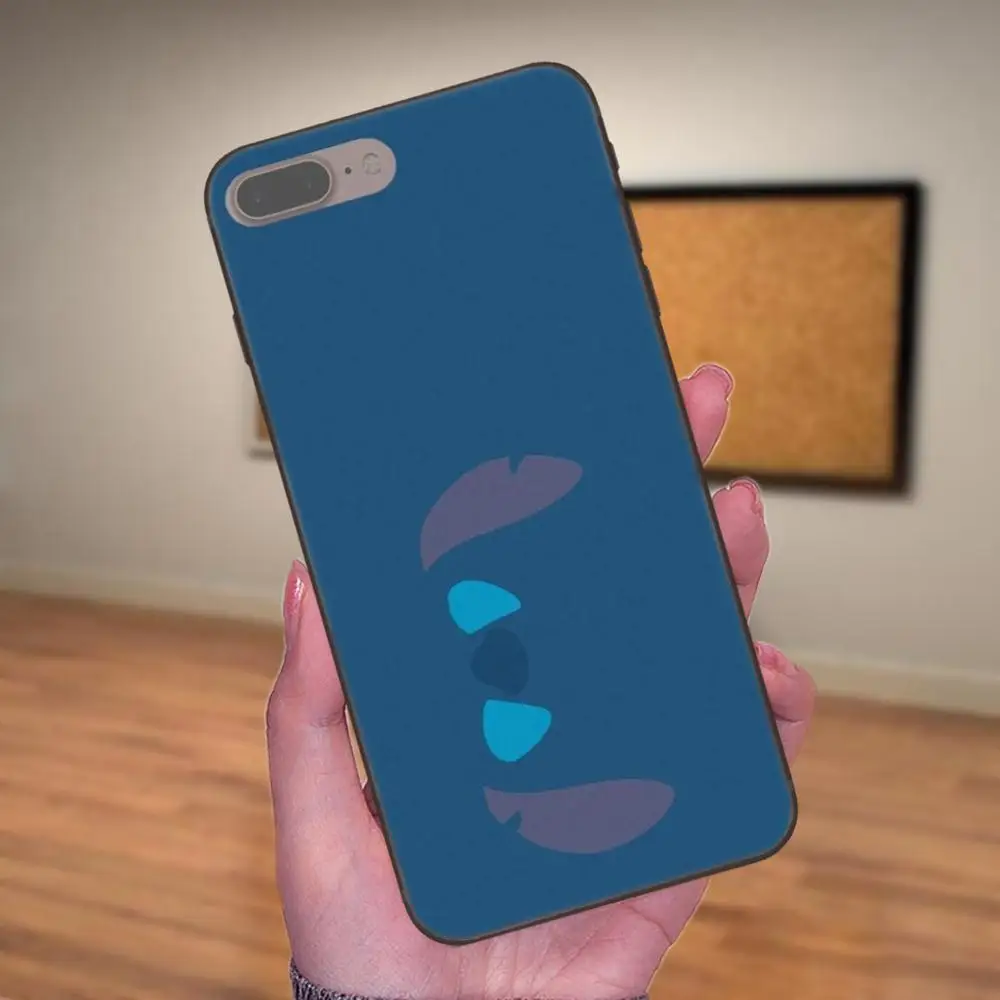 Мягкий Силиконовый ТПУ Черный протектор для Apple iPhone X XS Max XR 4 4S 5 5S SE 6 6S 7 8 Plus Lilo & Stitch