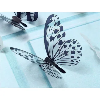 3D Black & Transparent Butterfly