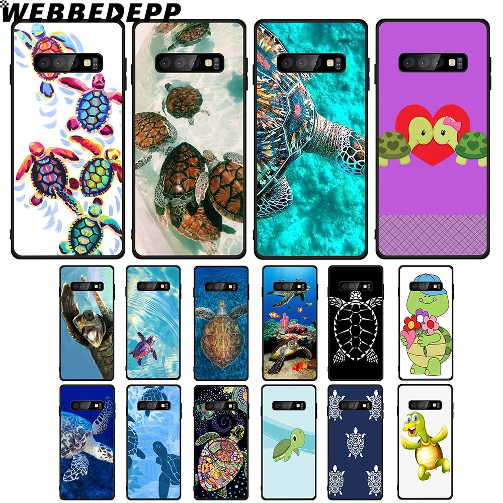 WEBBEDEPP морская черепаха Мягкий ТПУ чехол для Samsung Galaxy Note8 9 A10 A20 A40 A50 A60 A70 M10 M20