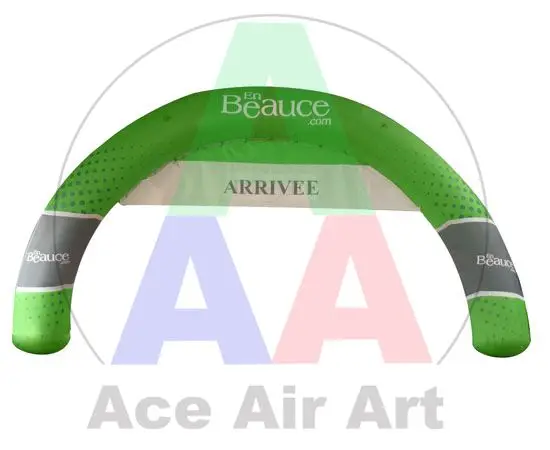 

semicircle advertising inflatable finish arch for sport games