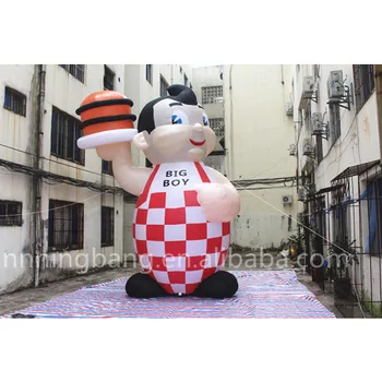 

Free shipping 5m high giant inflatable big boy for advertising