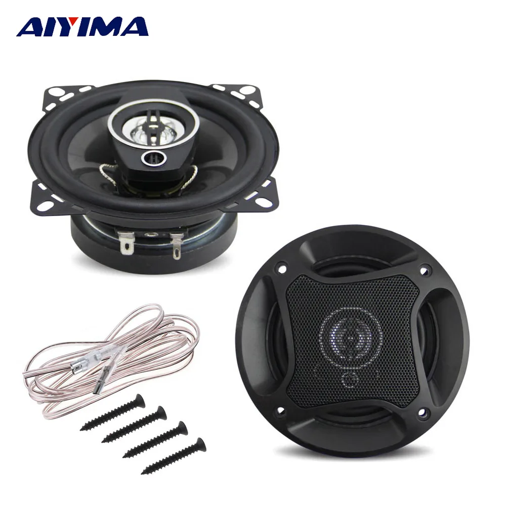 AIYIMA 2Pcs 4Inch Professional Car Audio Coaxial Horn Speakers Altavoz