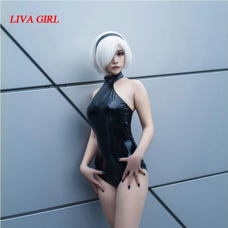 NieR Automata YoRHa No. 2 Тип B костюм для косплея героиня латексная одежда краска мех 2B