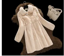 2017 factory new arrival women’s genuine full pelt mink fur coat,100% real mink fur slim garment GQL-1701