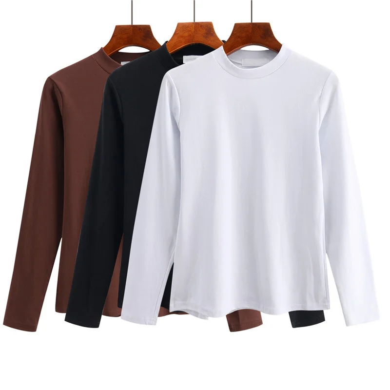 Kostlich Autumn Winter Long Sleeve Knitted Sweater Pullovers Women Basic Slim Sweaters Tops Ladies O-Neck 3 Colors Pullover (2)