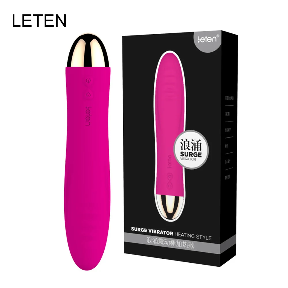 LETEN Vibrator Sex Toys For Woman Power Multi Speed Rechargeable Waterproof Wirelesss Electric Wand Massager with Heat | Красота и
