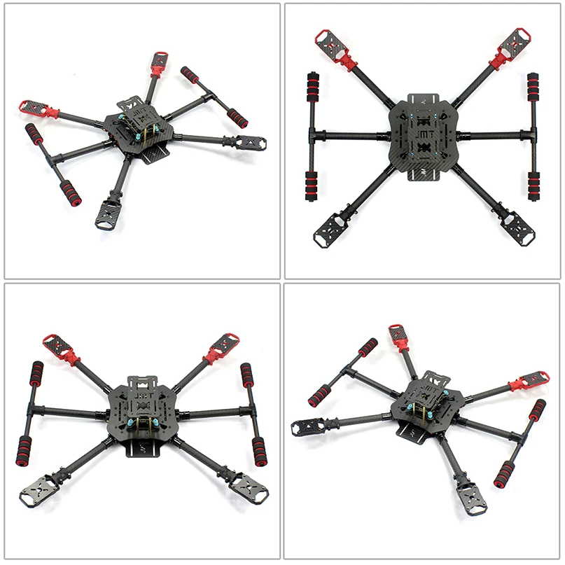  DIY X4 560mm Carbon Fiber Foldable Frame Kit with Foldable Landing Gear 3508 580KV Motor 40A ESC 14
