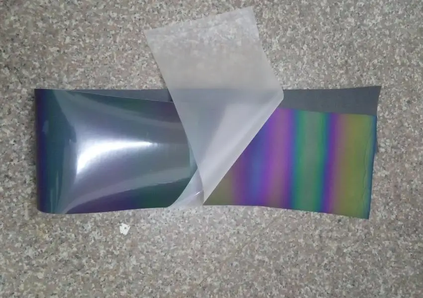 

1M*1M Iridescence Reflective Leather Reflective Fabric For garment Bag Shoes