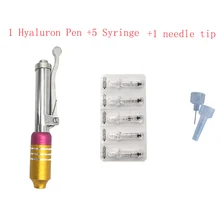 1 компл. Гиалурон сыворотка пистолет Инъекционная Машина высокого давления распылитель против морщин гиалуроновая шприц-ручка