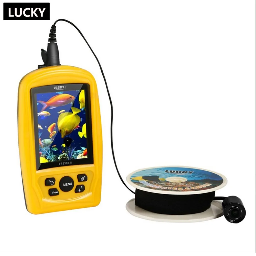 

LUCKY FF3308-8 Portable Underwater Camera Fishing Inspection System Handheld Wired Fish Finder with Underwater Camera Drop Ship