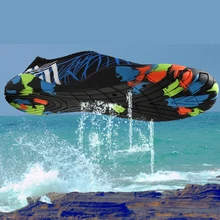 Летняя водонепроницаемая обувь быстросохнущая Нескользящие Красочные пляжный носок обувь Simming для подводного плавания эластичные спортивные туфли zapatos hombre D30