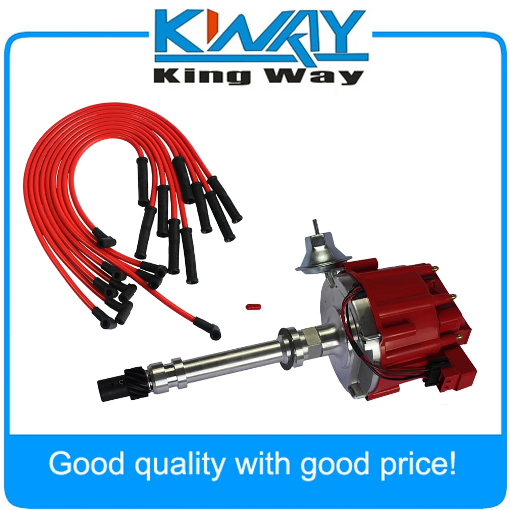 HEI Distributor With Spark Plug Wires Ignition Combo Kit For Chevrolet SBC 350 BBC 454|Ignition Coil| - AliExpress | Chevy 350 Coil Wiring | | AliExpress