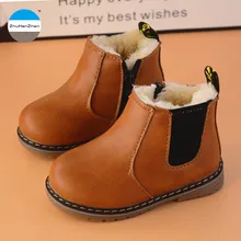 Г., модные зимние детские ботинки хлопковая обувь для маленьких мальчиков и девочек Теплые ботильоны наивысшего качества для детей от 1 до 5 лет