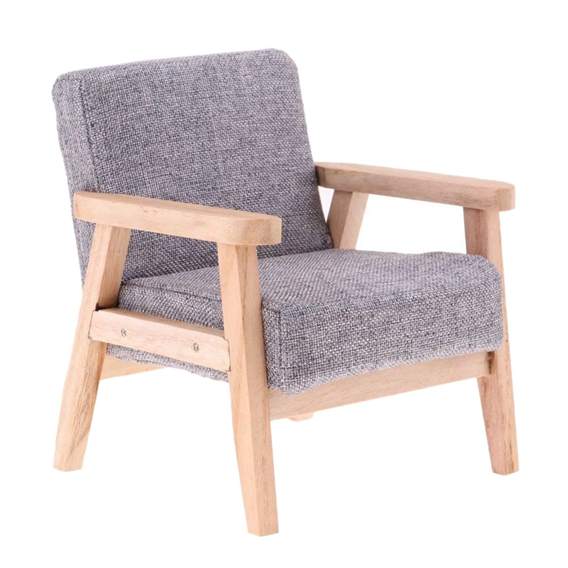 

Retro 1/6 Miniature Double Sofa Couch Chair for Hot Toys Action Figures Dollhouse
